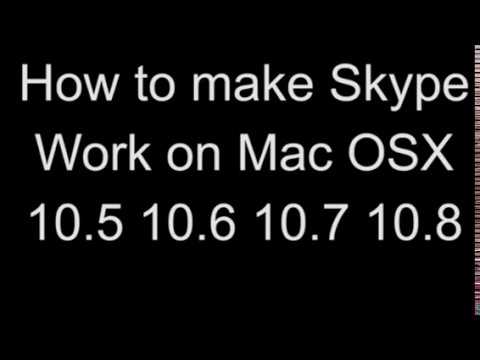 skype version for mac 10.7.5